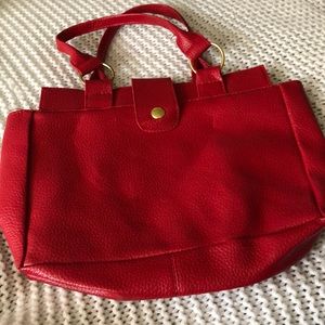 Beautiful red shoulder bag